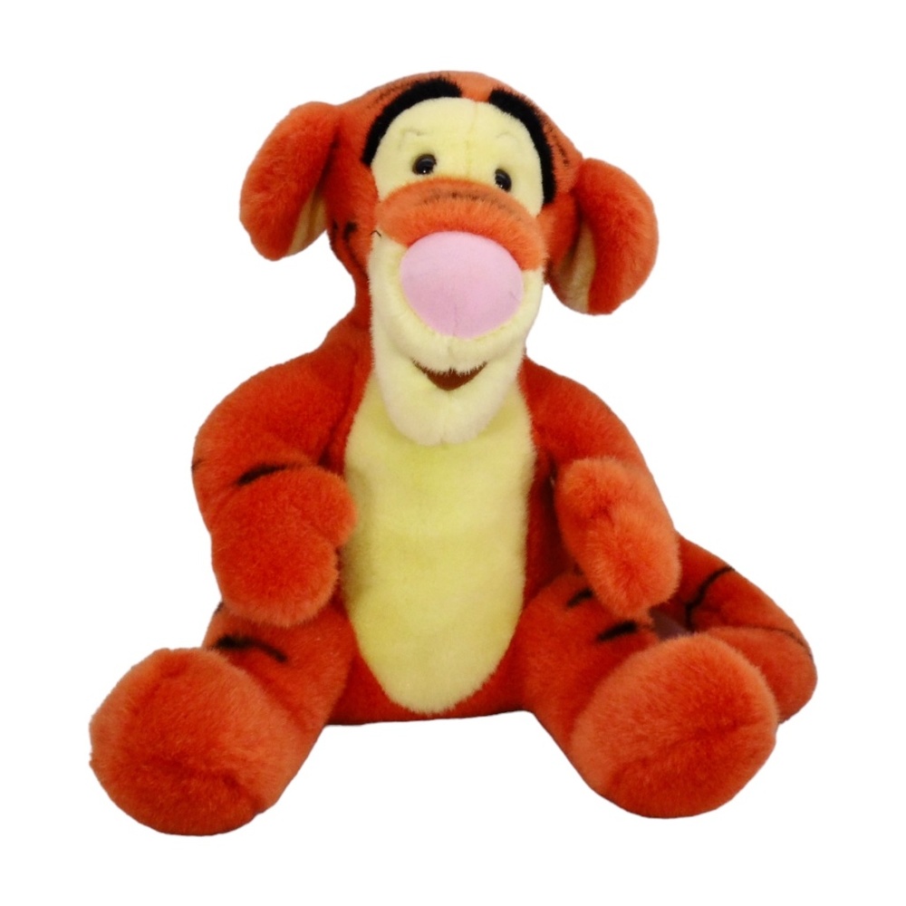 Disney Store Electronic Talking ,Giggle, Wiggle Tigger Plush 12” Winnie the Pooh